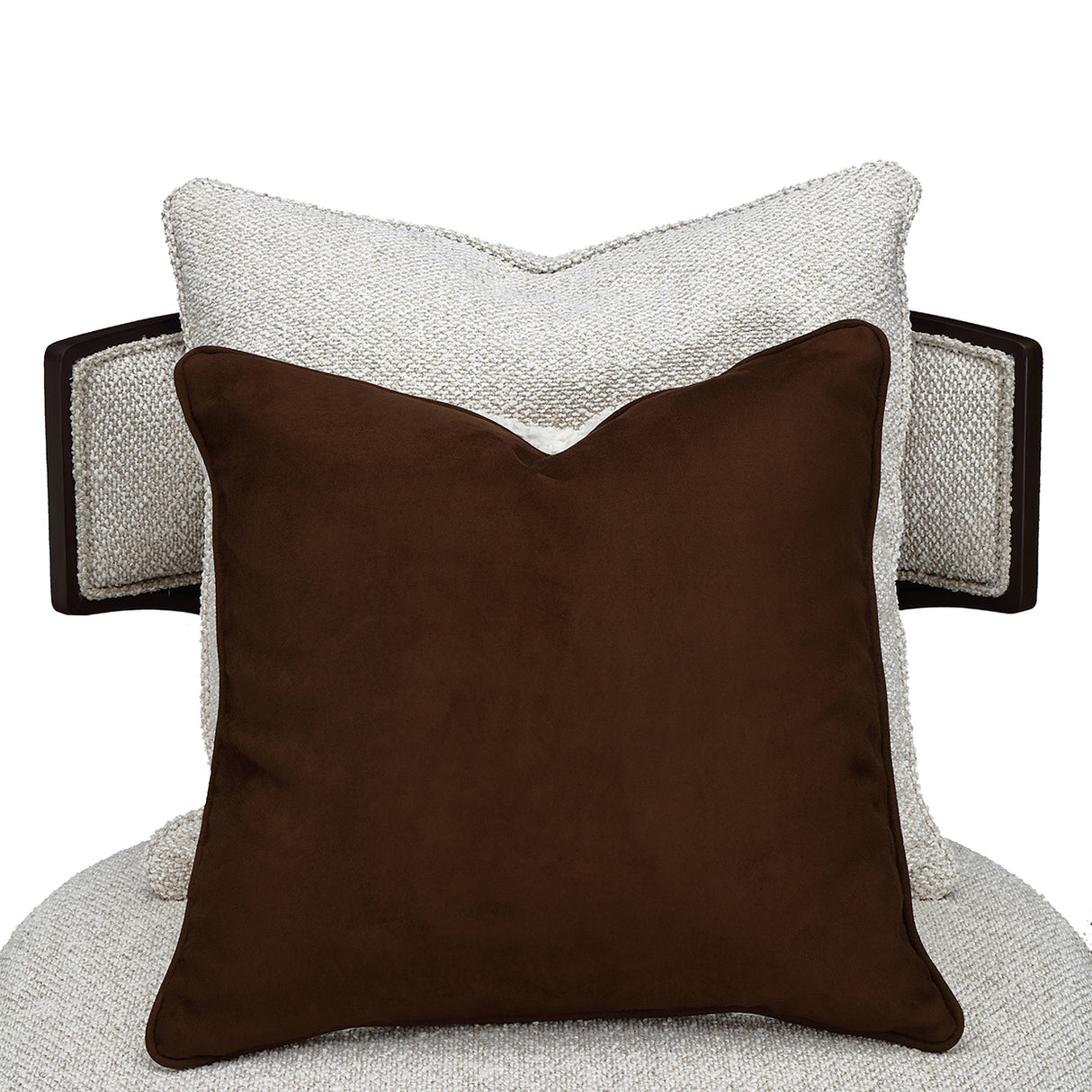 West Kensington Medium Espresso Chaise from Michael Amini - Luna Furniture