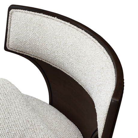 West Kensington Medium Espresso Chaise from Michael Amini - Luna Furniture