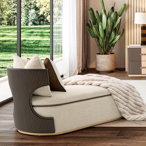 West Kensington Medium Espresso Chaise