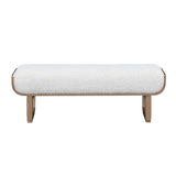 West Kensington - Caramel Sea Salt Caramel Bench from Michael Amini - Luna Furniture