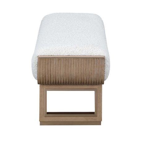 West Kensington - Caramel Sea Salt Caramel Bench from Michael Amini - Luna Furniture