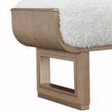 West Kensington - Caramel Sea Salt Caramel Bench from Michael Amini - Luna Furniture