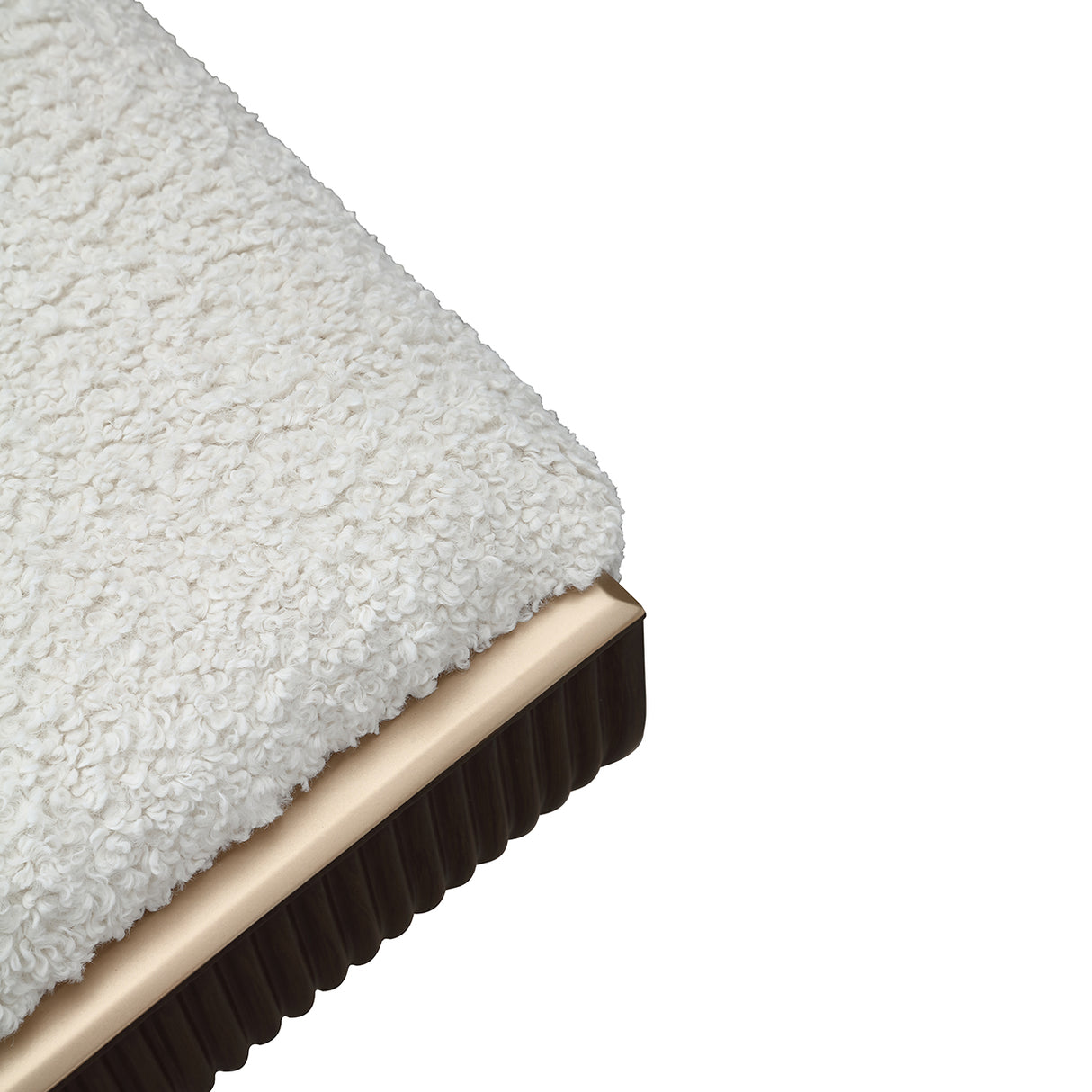 West Kensington Medium Espresso Accent Bench from Michael Amini - Luna Furniture
