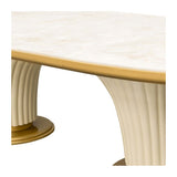 Scotts Square Light Champagne Oval Dining Table from Michael Amini - Luna Furniture