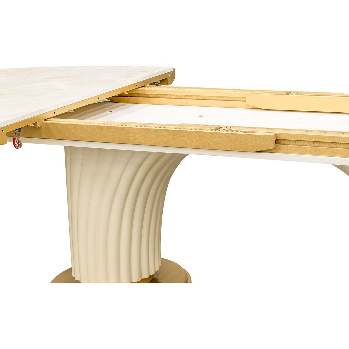 Scotts Square Light Champagne Oval Dining Table from Michael Amini - Luna Furniture