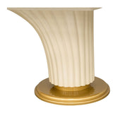 Scotts Square Light Champagne Oval Dining Table from Michael Amini - Luna Furniture