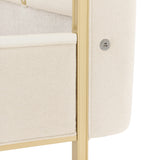 Scotts Square Light Champagne Cal. King Bed from Michael Amini - Luna Furniture