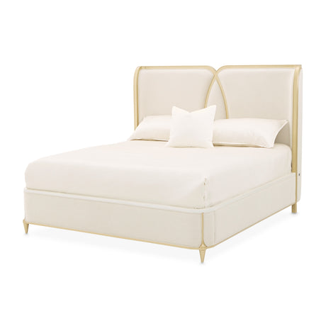 Scotts Square Light Champagne Cal. King Bed from Michael Amini - Luna Furniture