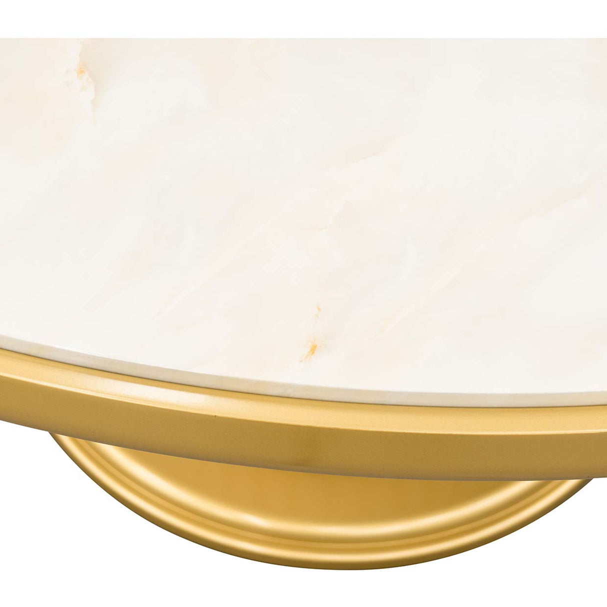 Scotts Square Light Champagne Round Dining Table from Michael Amini - Luna Furniture