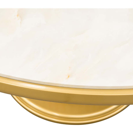 Scotts Square Light Champagne Round Dining Table from Michael Amini - Luna Furniture