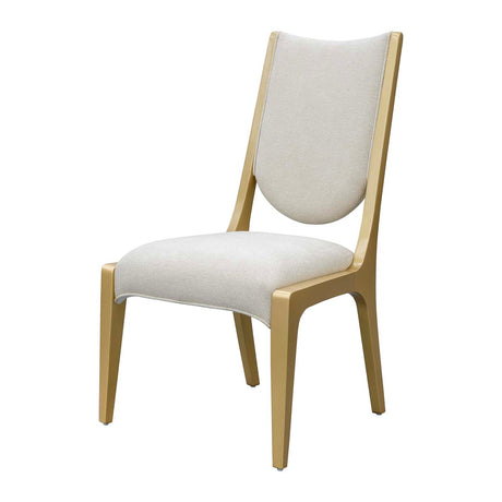 Scotts Square Light Champagne Dining Side Chair from Michael Amini - Luna Furniture