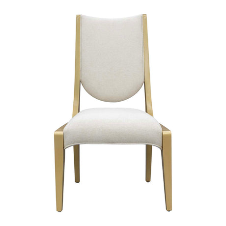 Scotts Square Light Champagne Dining Side Chair from Michael Amini - Luna Furniture