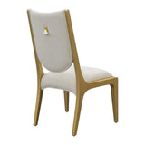 Scotts Square Light Champagne Dining Side Chair from Michael Amini - Luna Furniture