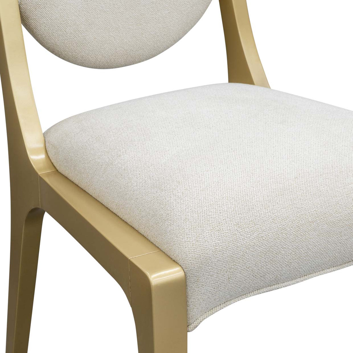 Scotts Square Light Champagne Dining Side Chair from Michael Amini - Luna Furniture