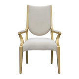 Scotts Square Light Champagne Dining Arm Chair from Michael Amini - Luna Furniture