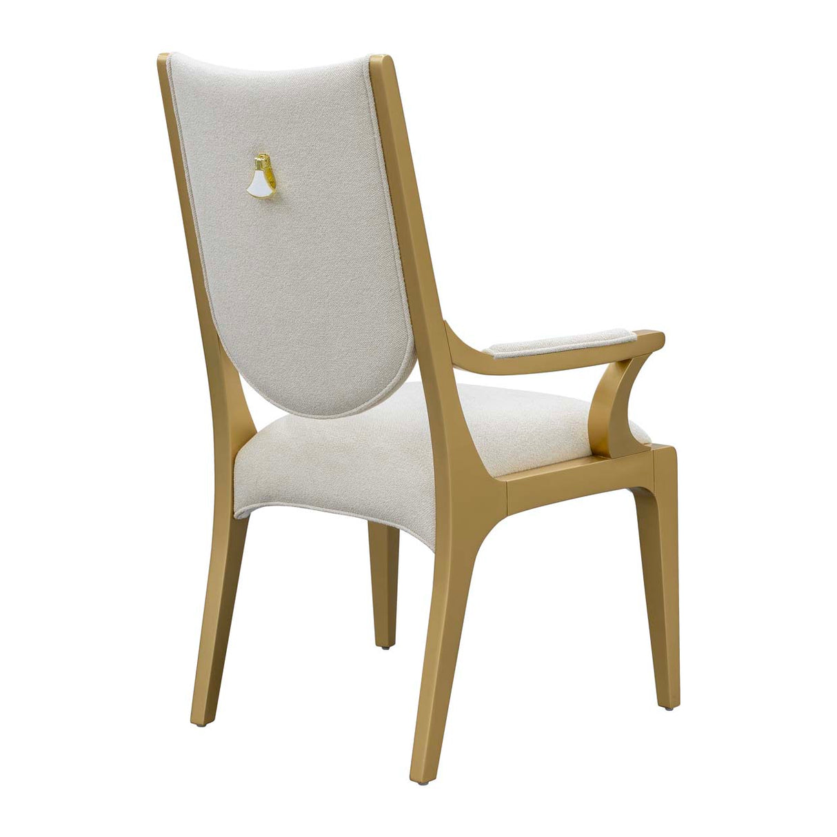 Scotts Square Light Champagne Dining Arm Chair from Michael Amini - Luna Furniture
