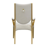 Scotts Square Light Champagne Dining Arm Chair from Michael Amini - Luna Furniture