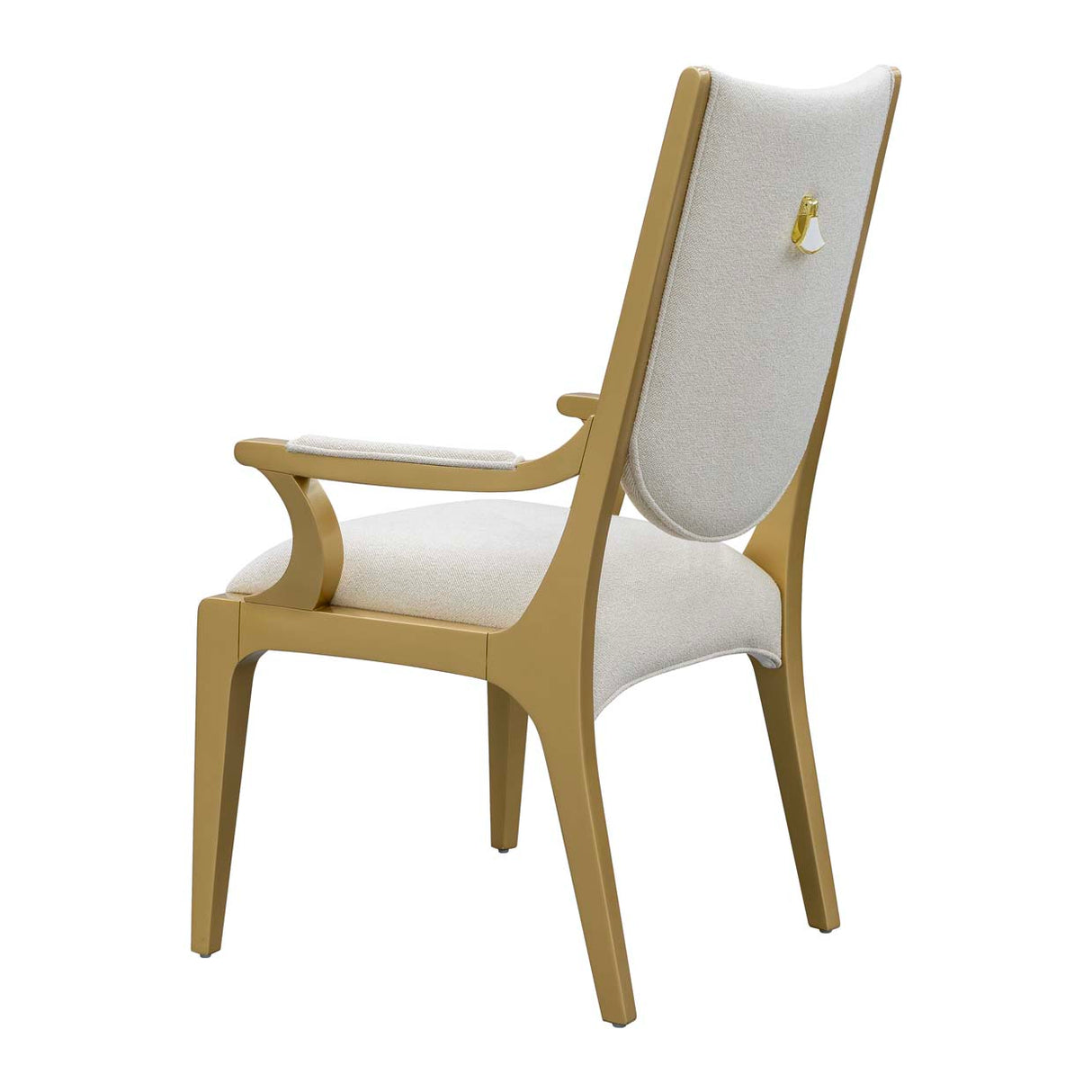 Scotts Square Light Champagne Dining Arm Chair from Michael Amini - Luna Furniture
