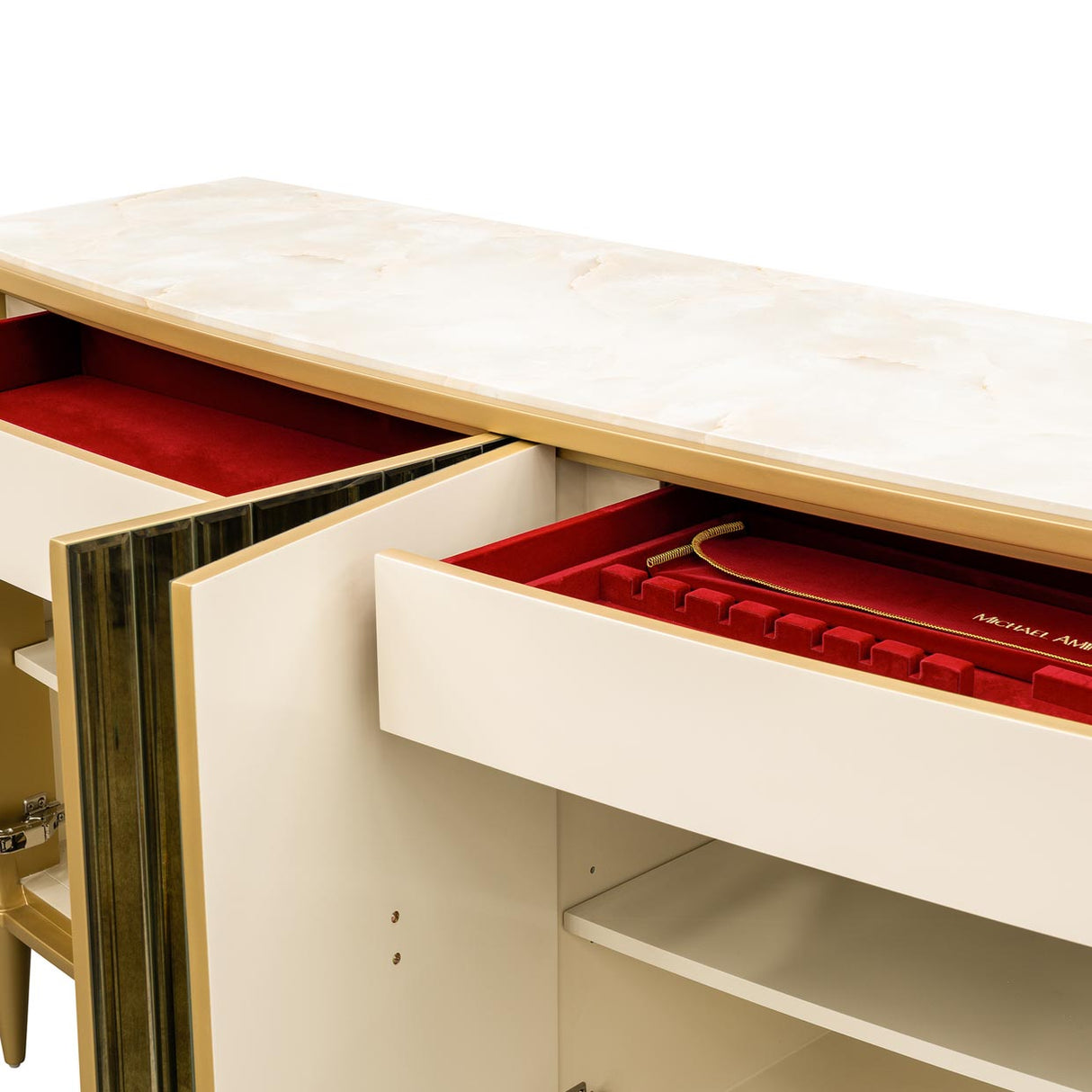 Scotts Square Light Champagne Sideboard from Michael Amini - Luna Furniture
