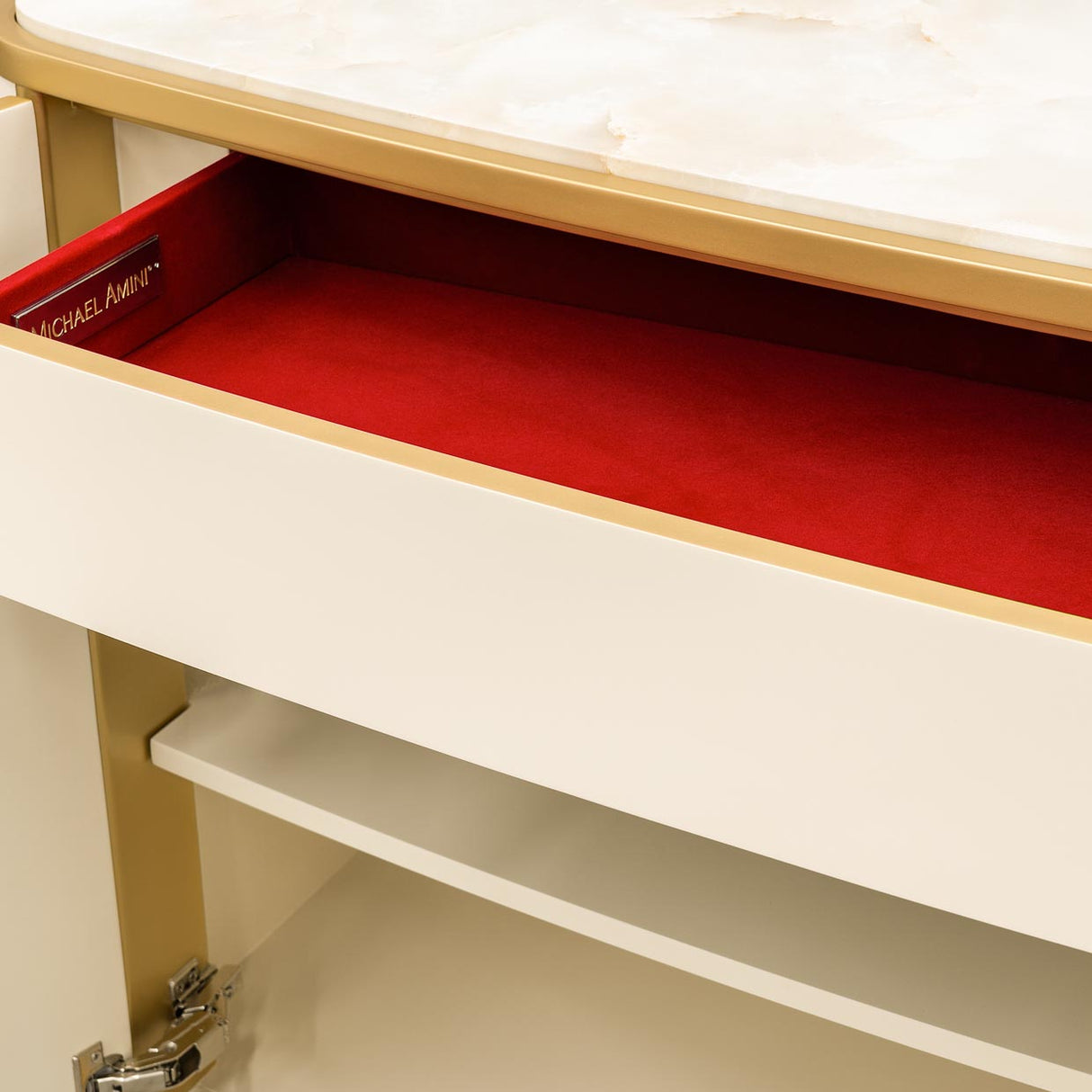 Scotts Square Light Champagne Sideboard from Michael Amini - Luna Furniture