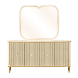 Scotts Square Light Champagne Sideboard With Mirror from Michael Amini - Luna Furniture