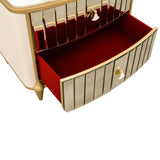 Scotts Square Light Champagne Nightstand from Michael Amini - Luna Furniture