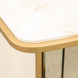 Scotts Square Light Champagne Nightstand from Michael Amini - Luna Furniture