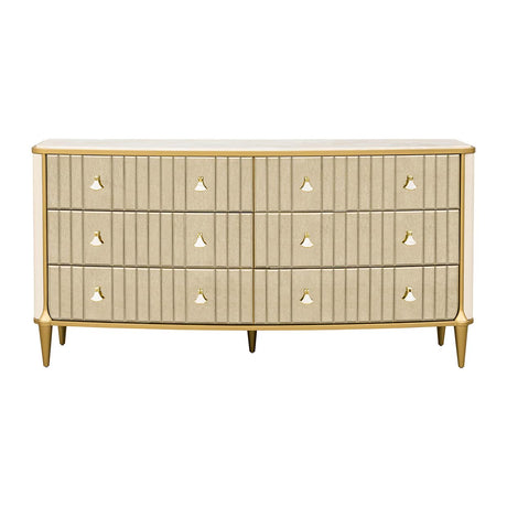 Scotts Square Light Champagne Dresser from Michael Amini - Luna Furniture