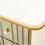 Scotts Square Light Champagne Dresser from Michael Amini - Luna Furniture