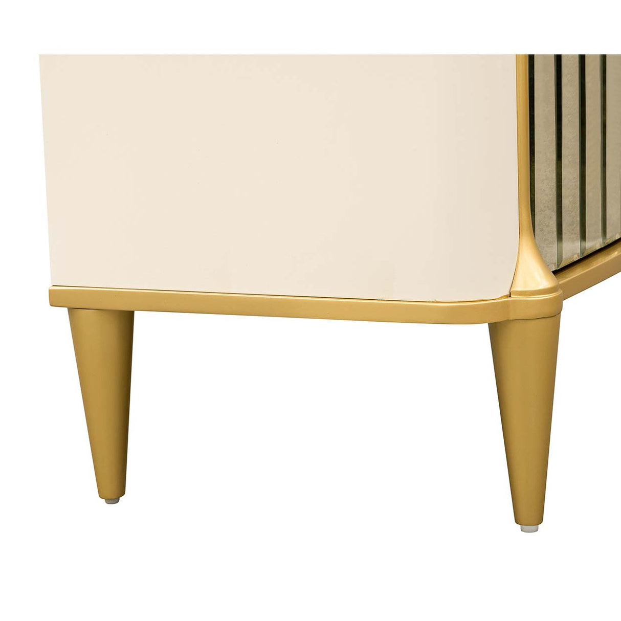 Scotts Square Light Champagne 5-drawer Chest from Michael Amini - Luna Furniture