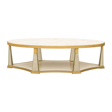 Scotts Square Light Champagne Cocktail Table from Michael Amini - Luna Furniture