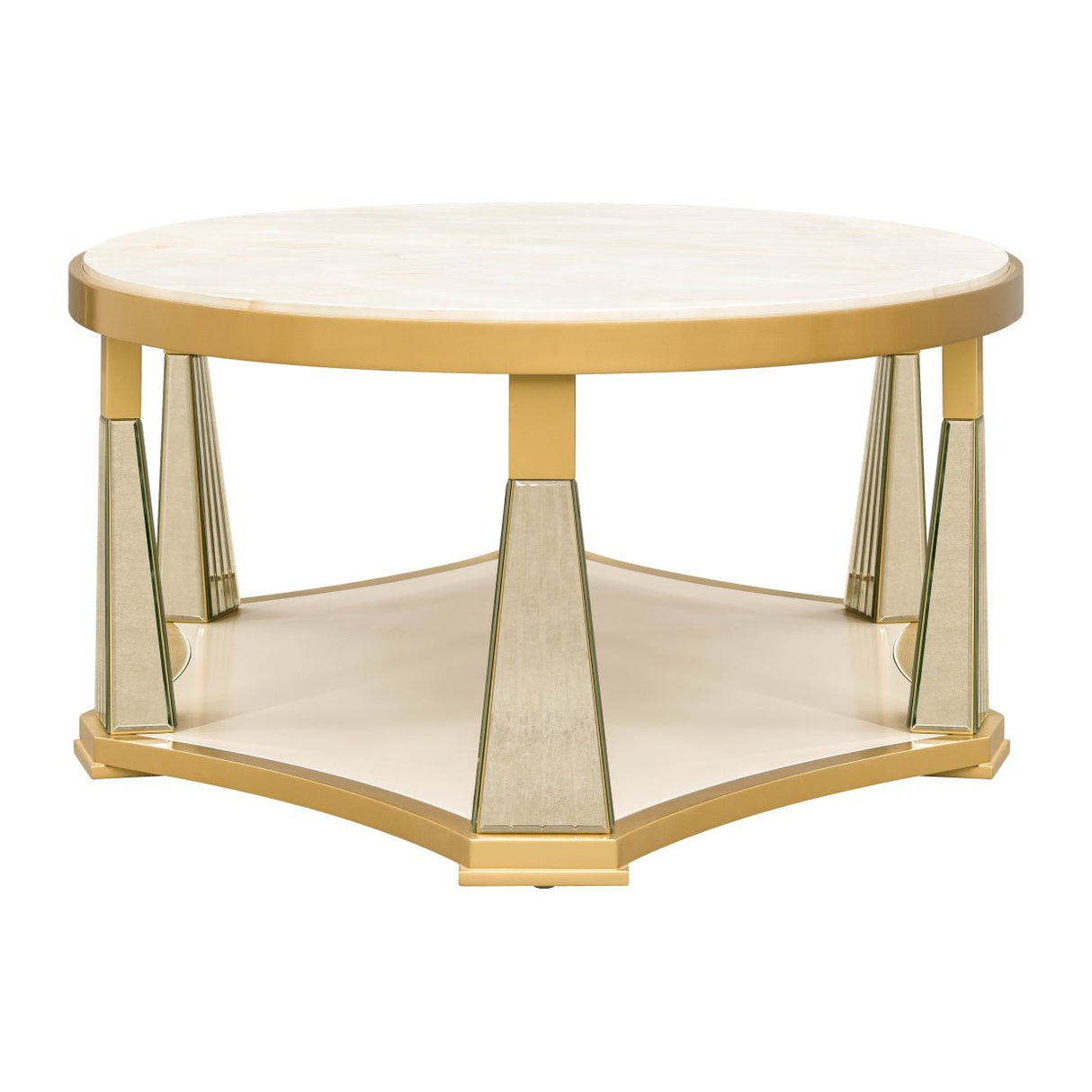 Scotts Square Light Champagne Cocktail Table from Michael Amini - Luna Furniture