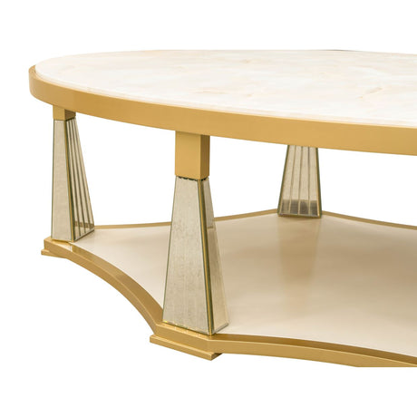 Scotts Square Light Champagne Cocktail Table from Michael Amini - Luna Furniture