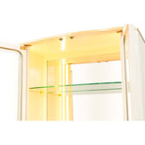 Scotts Square Light Champagne Display Cabinet from Michael Amini - Luna Furniture