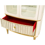 Scotts Square Light Champagne Display Cabinet from Michael Amini - Luna Furniture