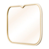 Scotts Square Light Champagne Wall Mirror from Michael Amini - Luna Furniture