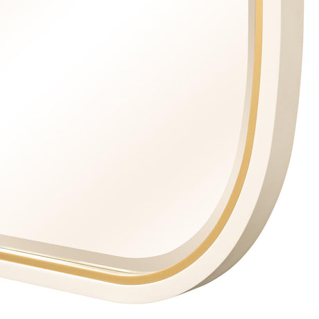 Scotts Square Light Champagne Wall Mirror from Michael Amini - Luna Furniture