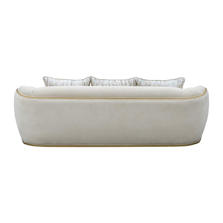Scotts Square Light Champagne Sofa from Michael Amini - Luna Furniture