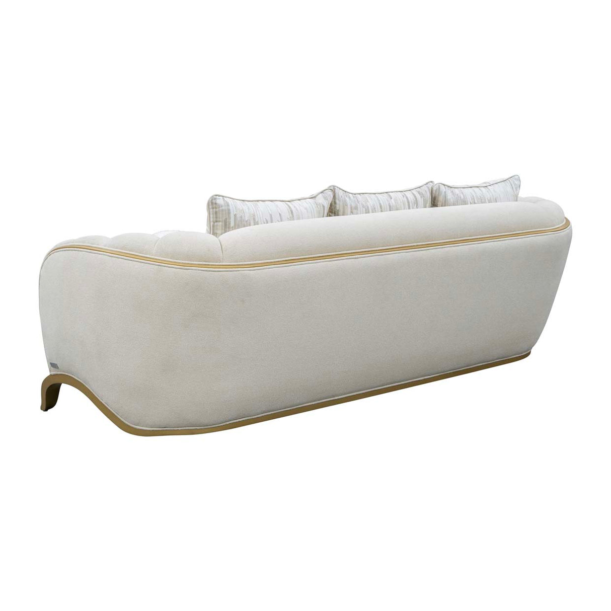 Scotts Square Light Champagne Sofa from Michael Amini - Luna Furniture