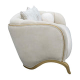 Scotts Square Light Champagne Loveseat from Michael Amini - Luna Furniture
