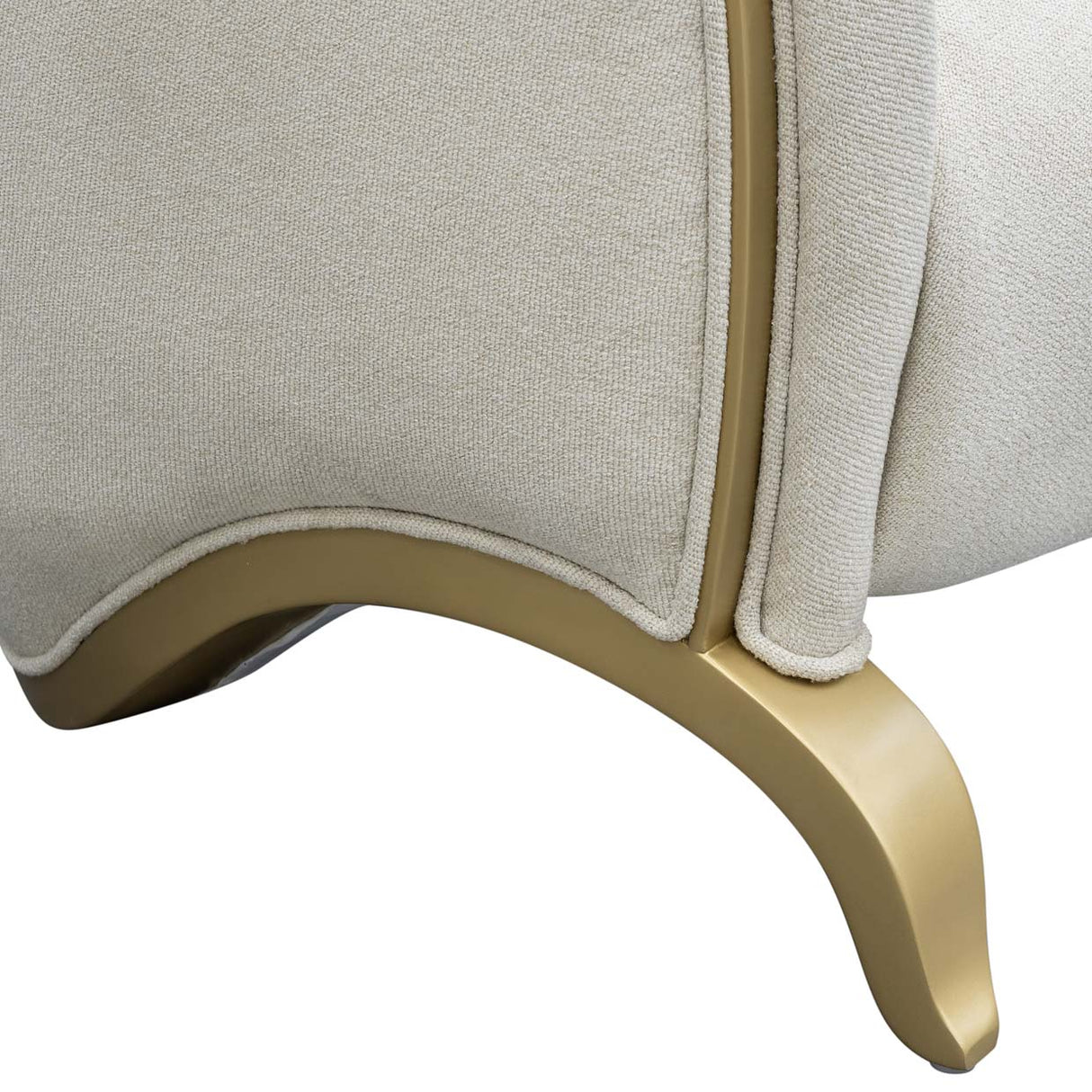 Scotts Square Light Champagne Loveseat from Michael Amini - Luna Furniture
