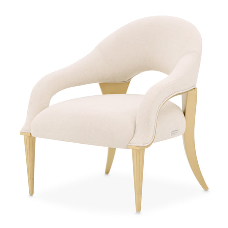 Scotts Square Light Champagne Accent Chair from Michael Amini - Luna Furniture