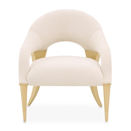 Scotts Square Light Champagne Accent Chair from Michael Amini - Luna Furniture