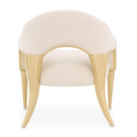 Scotts Square Light Champagne Accent Chair from Michael Amini - Luna Furniture