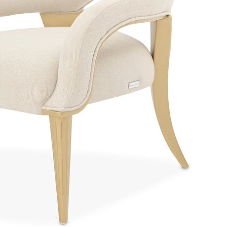 Scotts Square Light Champagne Accent Chair from Michael Amini - Luna Furniture
