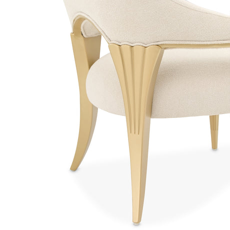 Scotts Square Light Champagne Accent Chair from Michael Amini - Luna Furniture