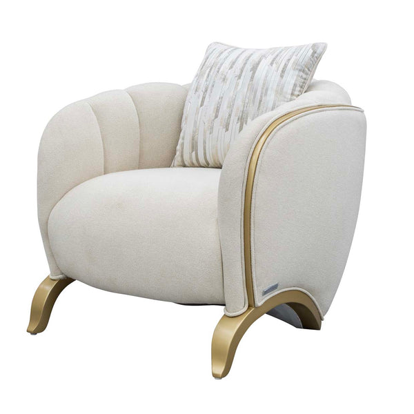 Scotts Square Light Champagne Matching Accent Chair