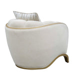 Scotts Square Light Champagne Matching Accent Chair from Michael Amini - Luna Furniture