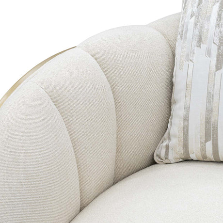 Scotts Square Light Champagne Matching Accent Chair from Michael Amini - Luna Furniture