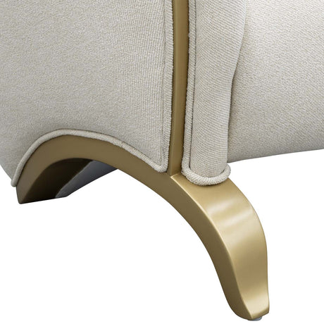 Scotts Square Light Champagne Matching Accent Chair from Michael Amini - Luna Furniture